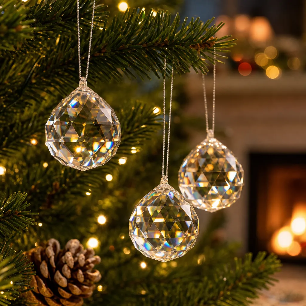 Lot de 30 boules cristal facettées — photo 3