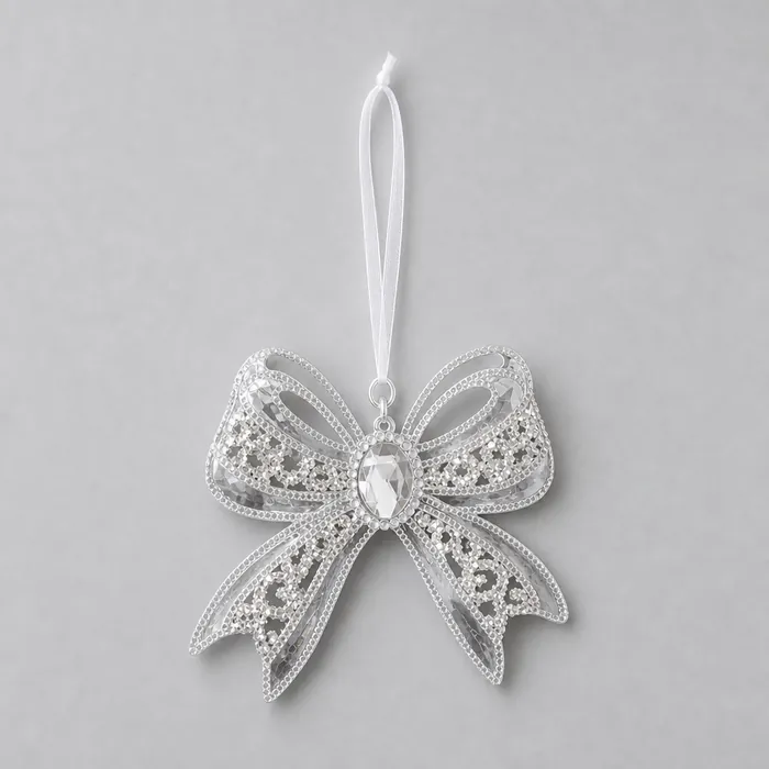 Pendentif cristal — Nœud bijou