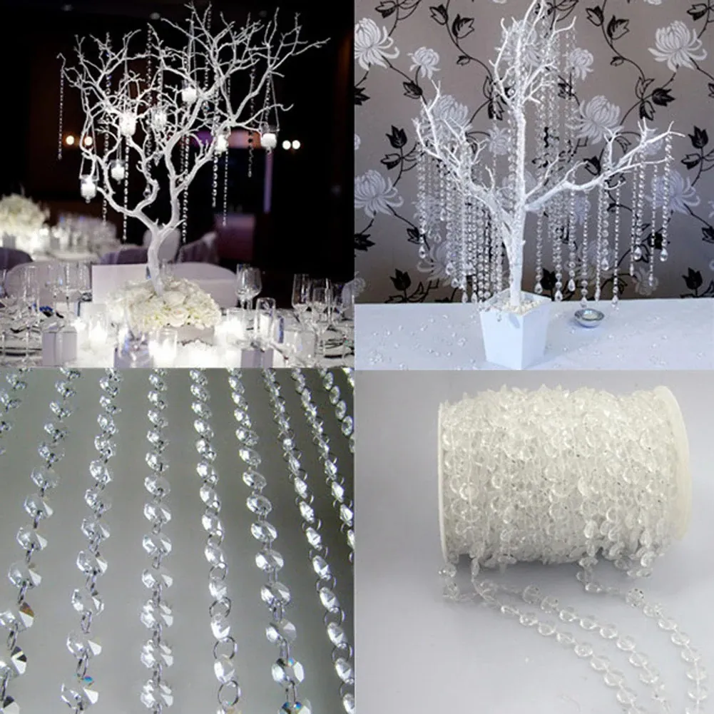 Guirlande perles cristal 10 m — photo 4